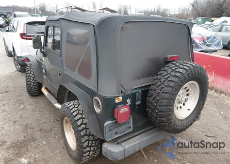 1999 Jeep Wrangler Sport из США, поврежденный, VIN 1J4FY19S9XP468625